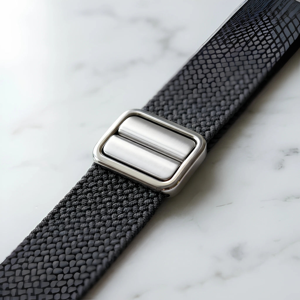 LoopBand magnetic clasp macro on marble